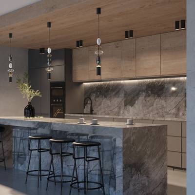 Подвесной светильник Monochrome GU10x1, MOD071PL-L8B3K2. TM Maytoni