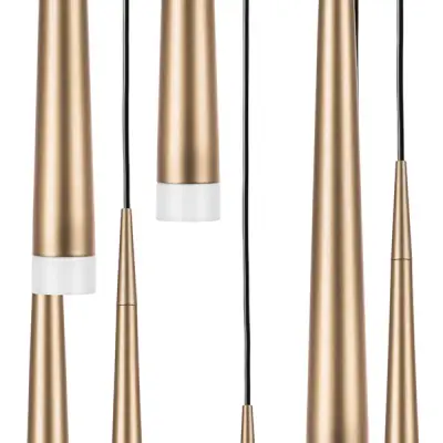 807083 Подвес PUNTO 8х25W G9 chrome + champagne Lightstar