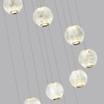 5008/56L L-VISION ODL24 567 золотой/металл/акрил Люстра LED 56W 4000K 4651лм CRYSTAL