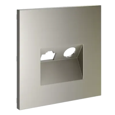 VLS002704 Накладка для розетки TV+RJ45 кат. 6, S70 (шелк). (ТМ Maytoni)