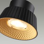 6643/6CL HIGHTECH ODL24 171 черный/металл/акрил Потолочный светильник IP20 LED 7W 3000K 220V MALI