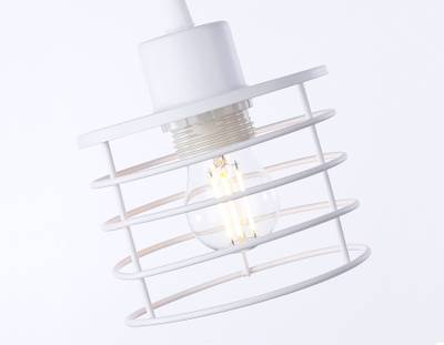 Подвесной светильник в стиле лофт TR8078/3 WH белый E27*3 max 40W D372*1170