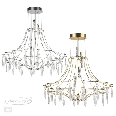 7000/51CL CLASSIC ODL_EX25 069 Потолочный светильник металл/хрусталь/нерж сталь IP20 LED 51W 4000K 220-240V FLAMENCO