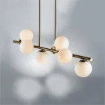 815083 Люстра CROCO 8х40W E14 ЛАТУНЬ Lightstar