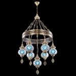 CL419166 Каир Мозаика Синяя Люстра