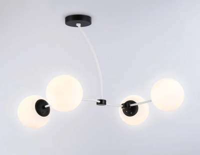 Подвесной светильник TR2542/4 WH/BK белый/черный E27/4 max 60W 700*450*450
