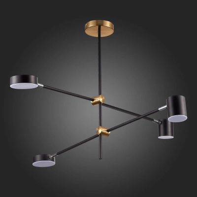 SL1604.432.04 Светильник потолочный ST-Luce Черный, Латунь/Черный LED 4*5W 3000K