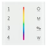 Панель Sens SMART-P45-RGBW White (230V, 4 зоны, 2.4G) (Arlight, IP20 Пластик, 5 лет)