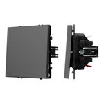 Механизм выключателя одноклавишный непроходной SWT-NOBE-MK01-SFPL-GR (230V, 10A) (Arlight, -)