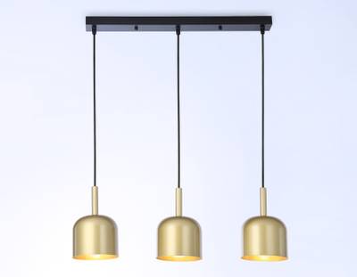 Светильник подвесной TR97118/3 GD/BK золото/черный E27*3 max 40W D130*113*1200