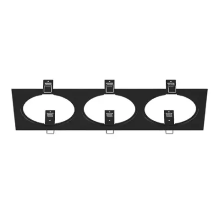 217837 Рамка INTERO 111 Triple QUADRO ЧЕРНЫЙ Lightstar