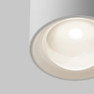 Потолочный светильник Линза / Lens 15 Вт 4000 К 70° IP44, C217CL-15W4K-W. TM Maytoni