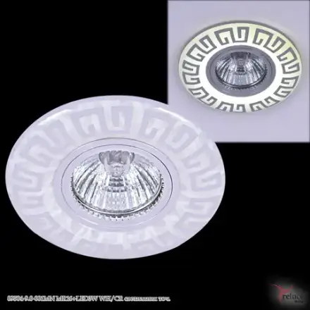09504-9.0-001MN MR16+LED3W WH/CR светильник точечный Reluce, GU5.3х1