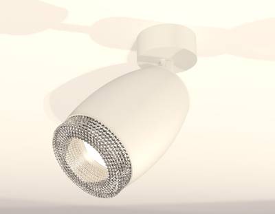 Комплект поворотного светильника XM1122002 SWH/CL белый песок/прозрачный MR16 GU5.3 (A2202, C1122, N7191)