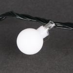 A-002A LED RGB гирлянда светодиодная 10м 100LED c насадками "шарик", зеленый провод