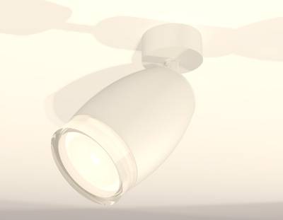 Комплект поворотного светильника XM1122005 SWH/FR/CL белый песок/белый матовый/прозрачный MR16 GU5.3 (A2202, C1122, N7160)