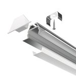 Алюминиевый профиль встраиваемый 30x10, ALM010S-2M. TM Maytoni