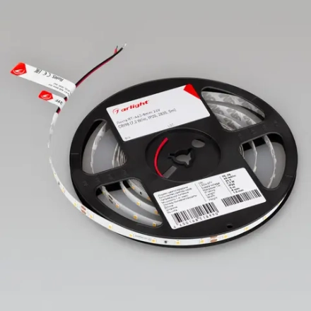 Лента RT-A60-8mm 24V Warm3000 CRI98 (7.2 W/m, IP20, 2835, 5m) (Arlight, Открытый)