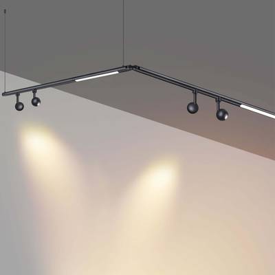 359376 KONST NT24 046 черный Светильник диммир. со сменой цв. температ. (управл. - пульт ДУ или прилож. Smart Life) IP20 LED 14W 48V 3000-6000К GLAT