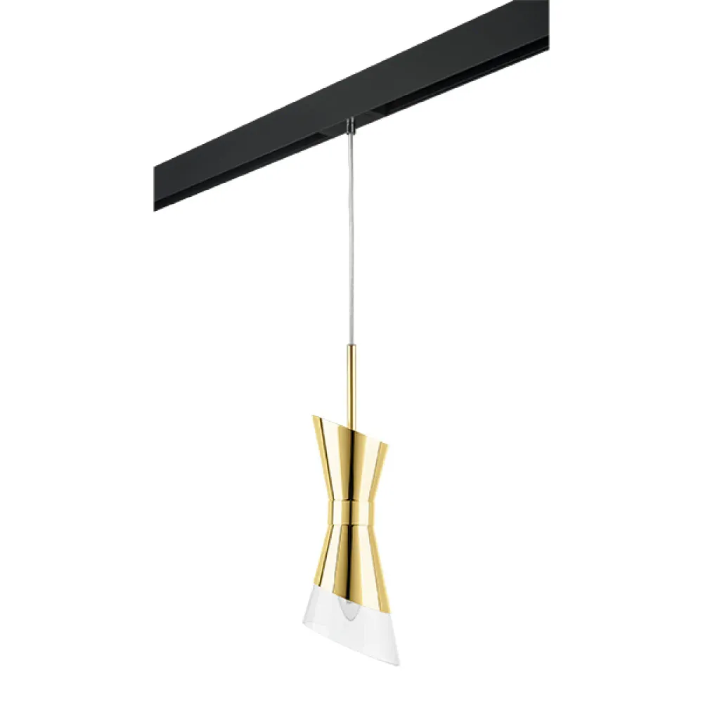 PRO817012 Светильник д/1-фазн трека STRATO 1х40W E14 ЗОЛОТО/ЧЕРНЫЙ (817012+595007) Lightstar