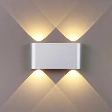 4217/4WL HIGHTECH ODL21 363 серебр/металл Настен.светильник IP20 LED 4W 434Лм 3000K MAGNUM