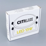 Citilux Омега CLD50R150 LED Встраиваемый светильник с диммером Белый