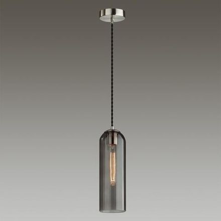 4805/1 PENDANT ODL21 483 никель/дымчатый Подвес E27 1*60W VOSTI