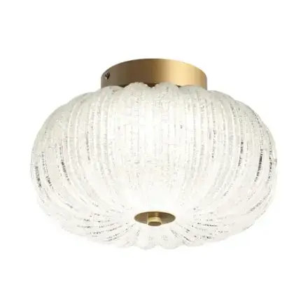 7720/24L PIKO LED SN 028 Светильник металл/стекло/прозрачный/золотой LED 24Вт 3000-6500K D300 IP20 пульт ДУ ANGELO