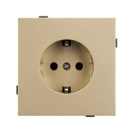 Механизм электрической розетки SCT-TENDO-MEU1-SFPL-GD (230V, 16A) (Arlight, -)
