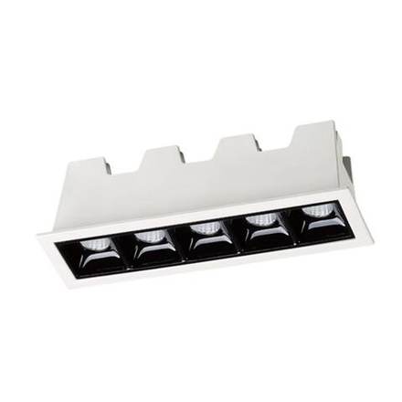 357621 SPOT NT18 551 белый/черный Встраиваемый светильник IP20 LED 3000K 10W 160-265V ANTEY