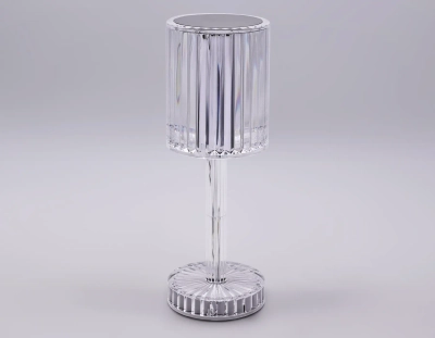 Настольная светодиодная лампа с сенсорным выключателем DE8066 CL прозрачный LED 3000K/4200K/6400K 3W