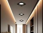 Светильник встраиваемый TN52339 SBK черный песок GX53 max 12W 115*115*25