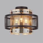 8007/3C MODERNI LN26 296 черный/черный, золотой металл/металл, стекло Потолочный светильник Е14 3*40W 220V ZARINA