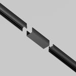 Коннектор прямой для профиля Elasity IP черный, O-TR001-SC180. TM Maytoni