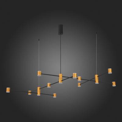 SL1596.423.22 Светильник подвесной ST-Luce Золотистый, Черный/Белый LED 22*3W 3000K