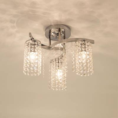 Citilux Спарк CL313131 Люстра хрустальная Хром