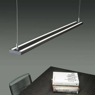 358446 OVER NT20 346 черный Подвесной светильник IP20 LED 40W вниз + 20W вверх 100-277V ITER