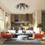 Потолочная люстра в стиле лофт 70111/8 черный