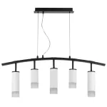 LR7353628631 Люстра RULLO 5х50W GU10 ЧЕРНЫЙ/БЕЛЫЙ (571735+214436-2+214486-3+202431-5)