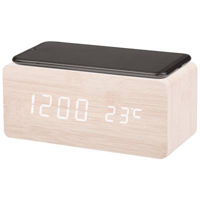 Часы электронные с беспроводной зарядкой HomeStar HS-0123