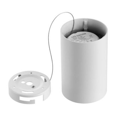 359420 OVER NT24 000 белый Светильник накладной влагозащищённый IP54 LED 15W 170-265V 3000К 1350Лм RECTE