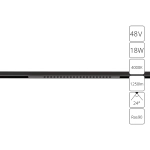 Магнитный трековый светильник Arte Lamp OPTIMA A7267PL-1BK, LED