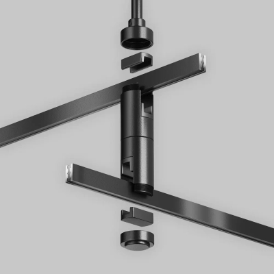 Крепление потолочное Medium двойное 300мм Flarity черный, TRA158C-D1-B. TM Maytoni