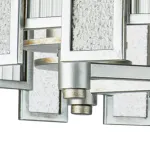 712064 Люстра AGAVE 6х40W E27 СЕРЕБРО С ПАТИНОЙ/ПРОЗРАЧНЫЙ Lightstar