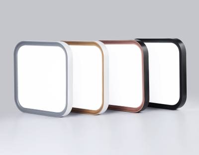 Потолочный светодиодный светильник FZ1268 BK черный 27W 5000K 350*350*60 (Без ПДУ)