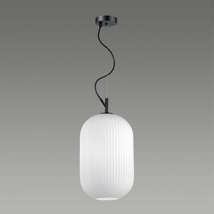 4752/1 PENDANT ODL21 489 белый/черный Подвес E27 60W ROOFI