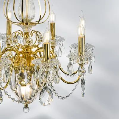 790112 Люстра SCHON 11х60W E14 Gold Lightstar