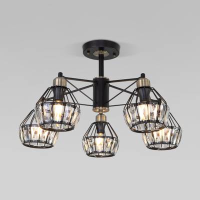 Потолочная люстра в стиле лофт 70075/5 черный