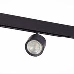 ST353.436.06 Магнитный трековый светильник Черный LED 1*6W 3000K 560Lm Ra&gt;80 36° IP20 L120xW81xH138 48V