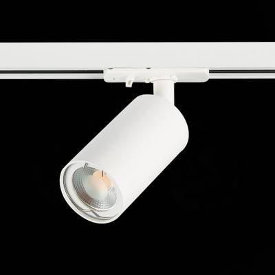 ST300.506.01 Св-к трек. Мат. белый GU10 1*50W  IP20 L100xW54xH142 220V Без ламп